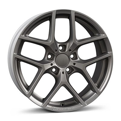 Borbet Y - titan matt - 7J x 17inch ET35 5x114.3 naaf 72.5
