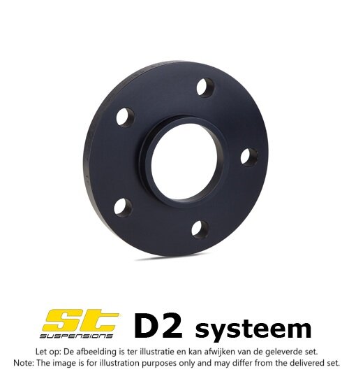 ST Wheelspacers Fiat Palio [178] 1996- 22mm (per as) systeem D2