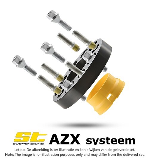 ST Wheelspacers Renault Kadjar 2015- 60mm (per as) systeem AZX