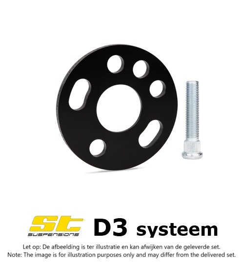 ST Wheelspacers Toyota Celica [_T16] 1985-1989 40mm (per as) systeem D3