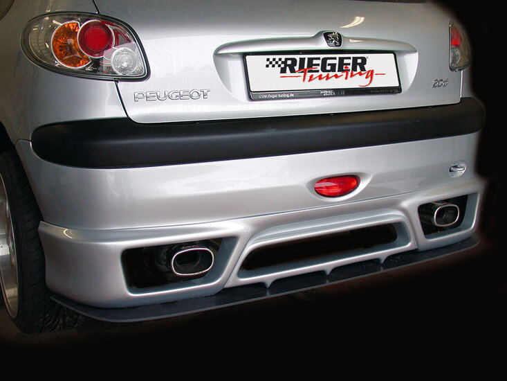 Rieger Tuning splitter Peugeot 206
