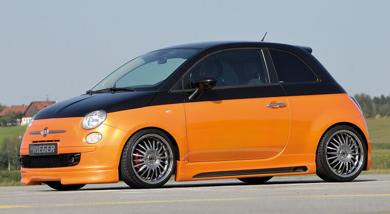 Rieger Tuning sideskirt Rechts Fiat 500