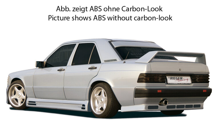 Rieger Tuning achterraam afdekking Mercedes 190 [W201] Sedan