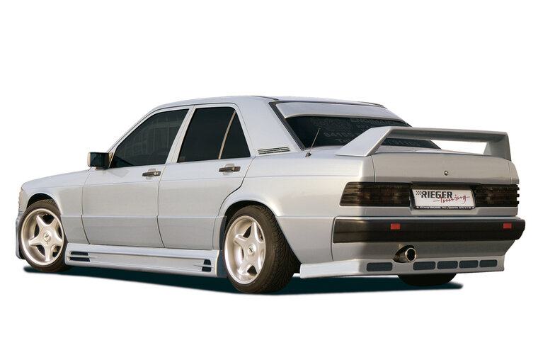 Rieger Tuning achterbumper verlenging Mercedes 190 [W201] Sedan
