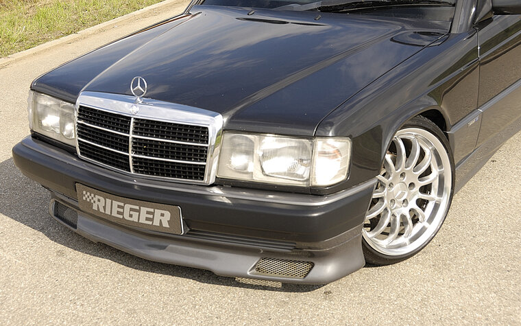 Rieger Tuning voorspoiler lip Mercedes 190 [W201] Sedan
