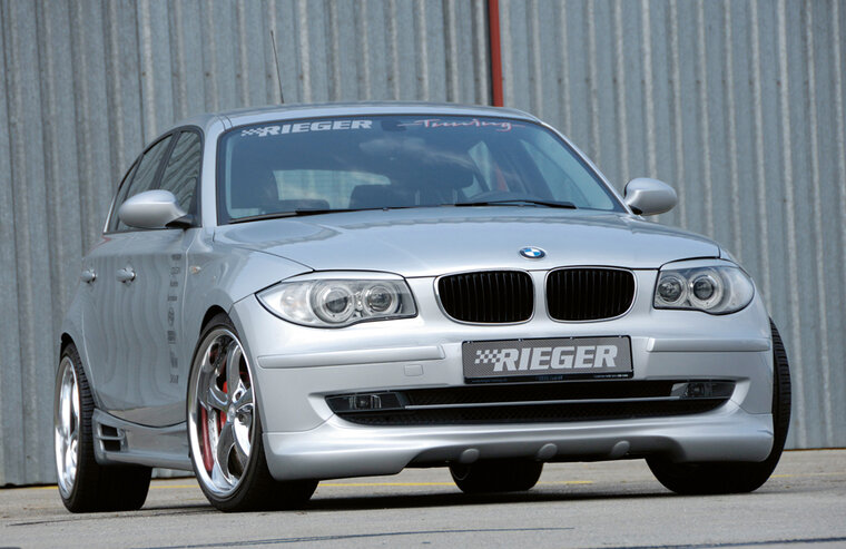 Rieger Tuning voorspoiler lip BMW 1-Serie E81