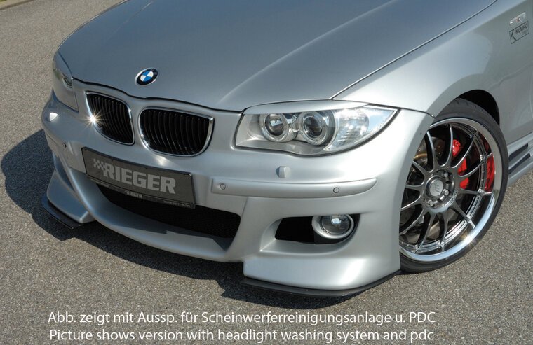 Rieger Tuning voorbumper BMW 1-Serie E81