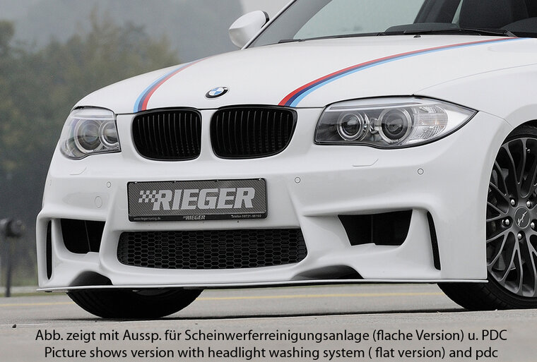 Rieger Tuning voorbumper BMW 1-Serie E82/88