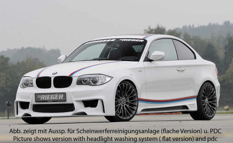 Rieger Tuning voorbumper BMW 1-Serie E82/88
