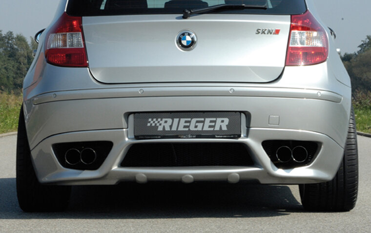 Rieger Tuning achterbumper verlenging BMW 1-Serie E87