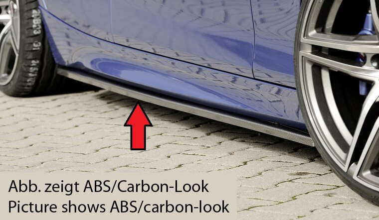 Rieger Tuning sideskirt aanzetstuk Rechts BMW 1-serie F20