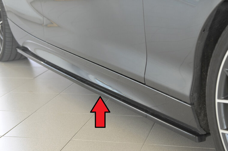 Rieger Tuning sideskirt aanzetstuk Rechts BMW 1-serie F21