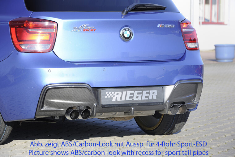 Rieger Tuning diffuser BMW 1-serie F21