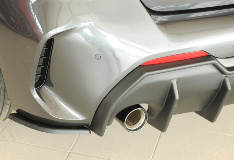 Rieger Tuning achterbumper aanzetstuk lateraal, links BMW 1-serie F40