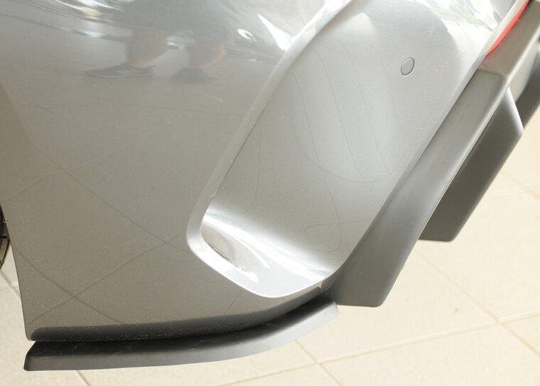 Rieger Tuning achterbumper aanzetstuk lateraal, links BMW 1-serie F40