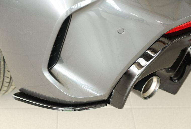 Rieger Tuning achterbumper aanzetstuk lateraal, links BMW 1-serie F40