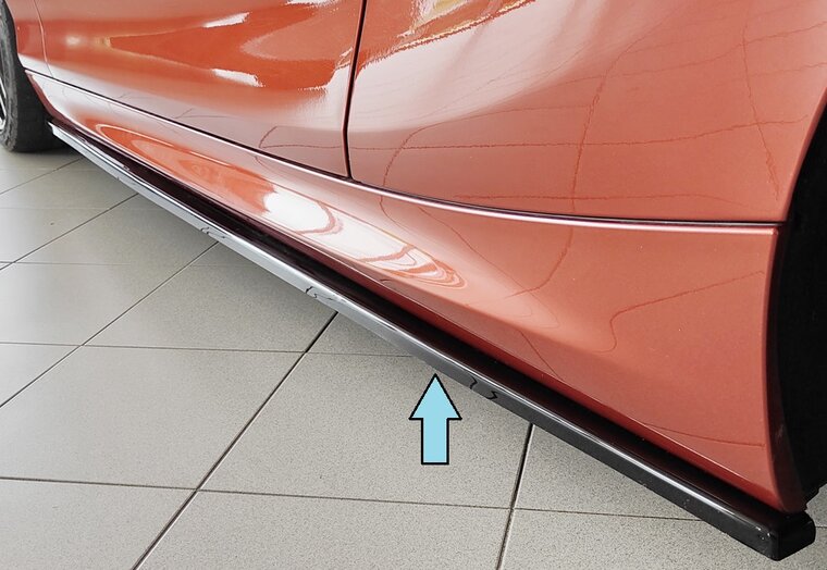 Rieger Tuning sideskirt aanzetstuk Links BMW 1-serie F40