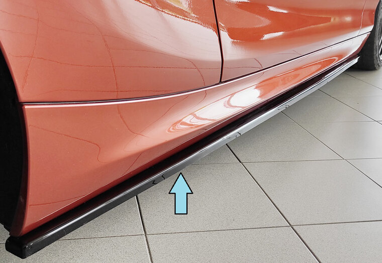 Rieger Tuning sideskirt aanzetstuk Rechts BMW 1-serie F40