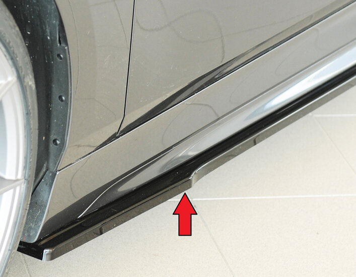 Rieger Tuning sideskirt aanzetstuk Links BMW 1-serie F40