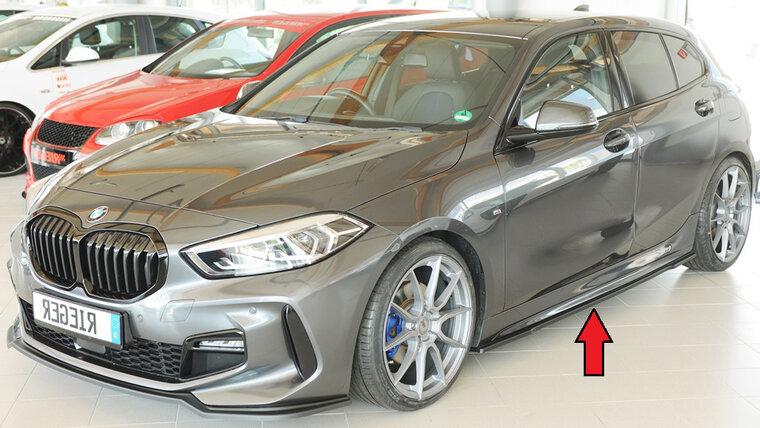 Rieger Tuning sideskirt aanzetstuk Links BMW 1-serie F40
