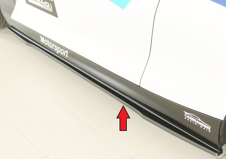 Rieger Tuning sideskirt aanzetstuk Links BMW 2-serie F22