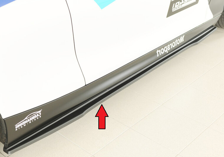 Rieger Tuning sideskirt aanzetstuk BMW F22/23 M-pakket sideskirt