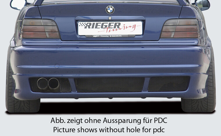 Rieger Tuning achterbumper (V2) BMW 3-serie E36