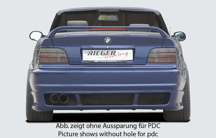 Rieger Tuning achterbumper (V2) BMW 3-serie E36