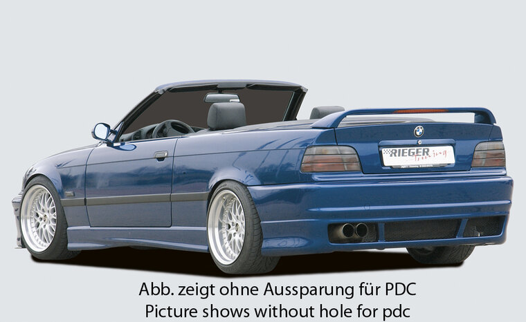 Rieger Tuning achterbumper (V2) BMW 3-serie E36