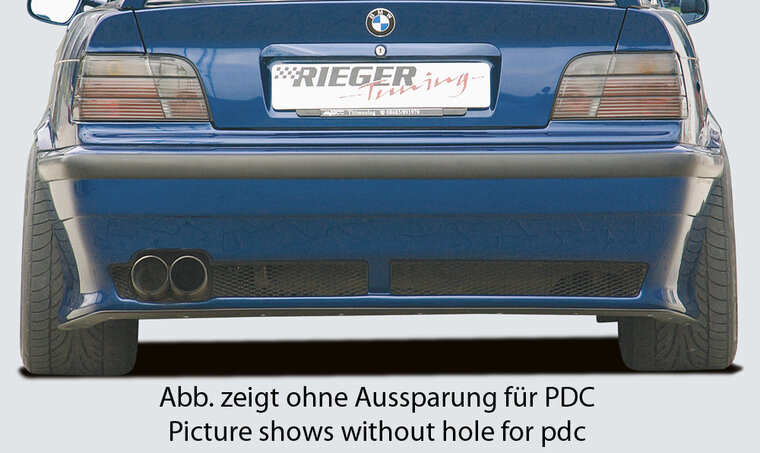 Rieger Tuning achterbumper (V1) BMW 3-serie E36