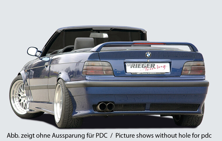 Rieger Tuning achterbumper (V1) BMW 3-serie E36