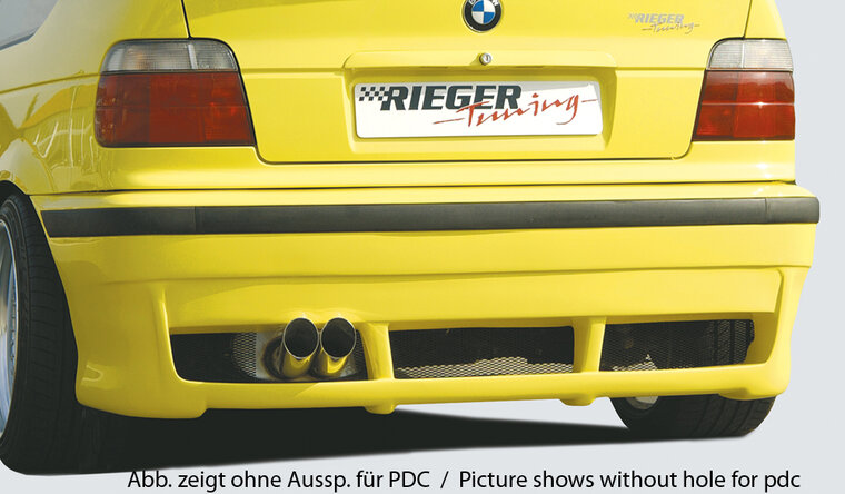 Rieger Tuning achterbumper BMW 3-serie E36
