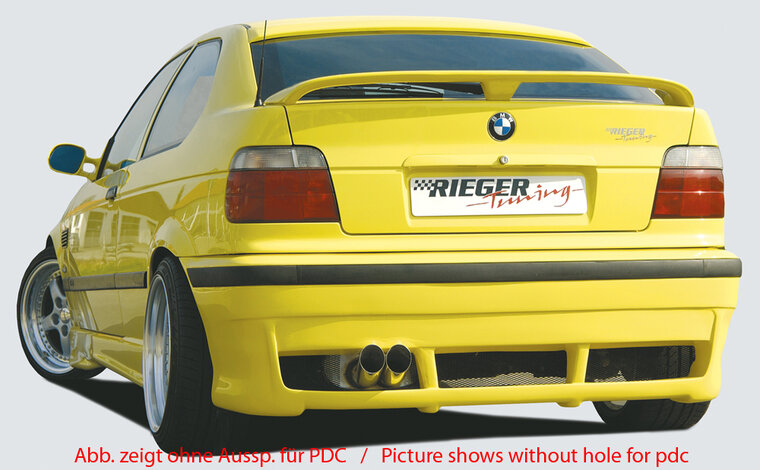 Rieger Tuning achterbumper BMW 3-serie E36
