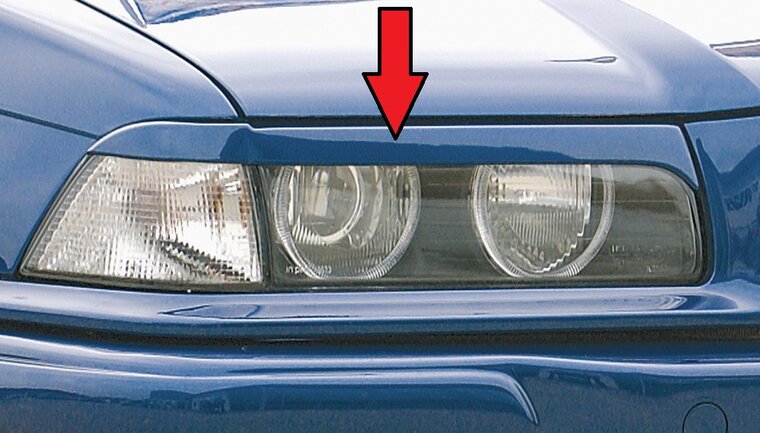 Rieger Tuning wenkbrauwen BMW 3-serie E36 Cabrio