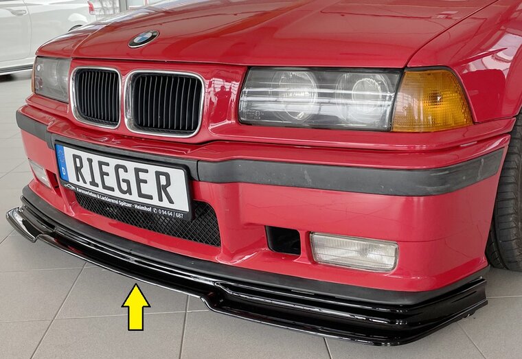Rieger Tuning voorspoiler lip BMW 3-serie E36 Cabrio