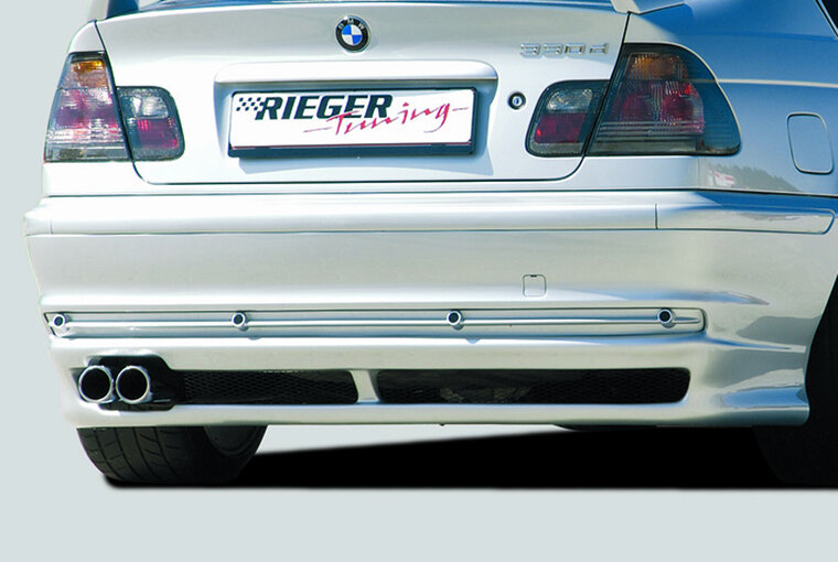 Rieger Tuning achterbumper verlenging BMW 3-serie E46