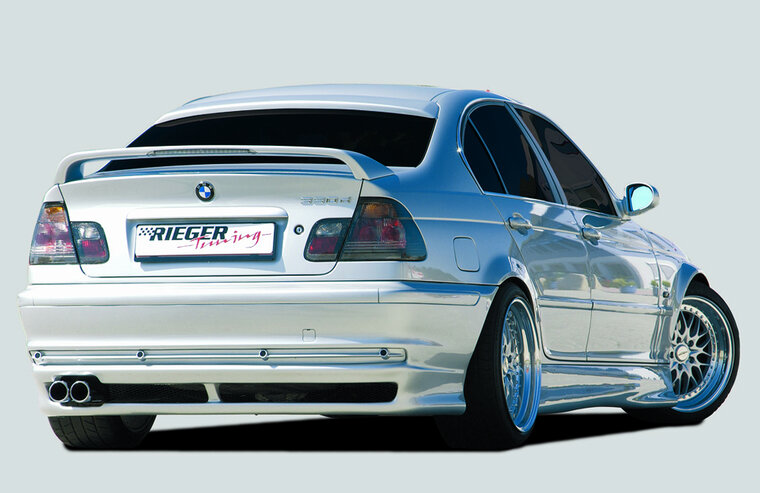 Rieger Tuning achterbumper verlenging BMW 3-serie E46