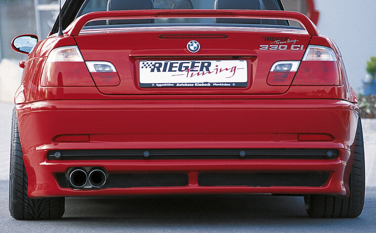 Rieger Tuning achterbumper verlenging BMW 3-serie E46