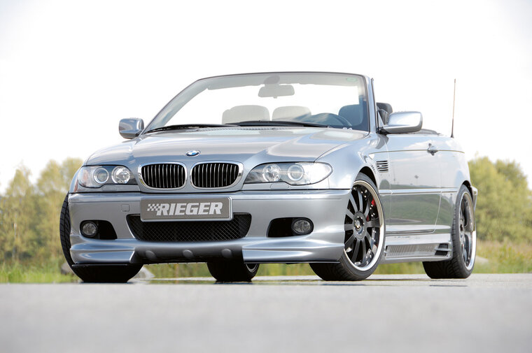 Rieger Tuning voorspoiler lip BMW 3-serie E46