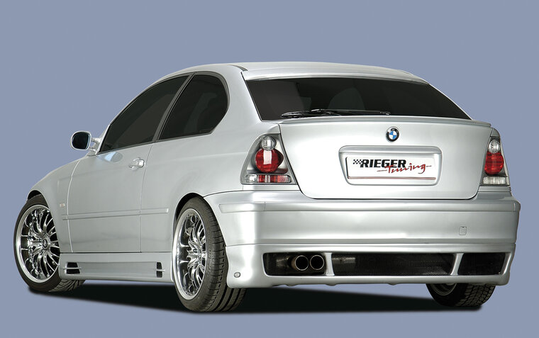 Rieger Tuning achterbumper verlenging BMW 3-serie E46