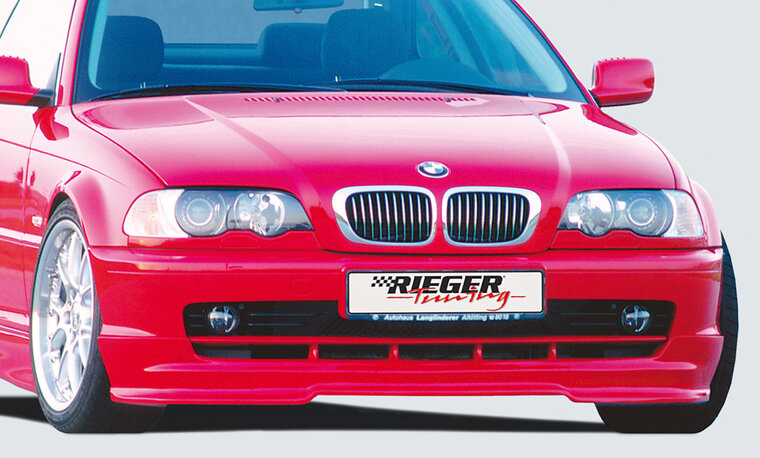 Rieger Tuning voorspoiler lip BMW 3-serie E46