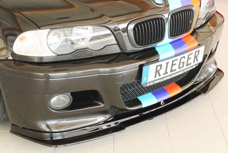 Rieger Tuning voorspoiler lip BMW 3-serie E46