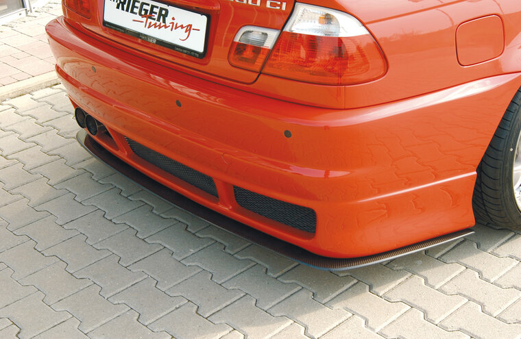Rieger Tuning splitter voor achterbumper BMW 3-serie E46