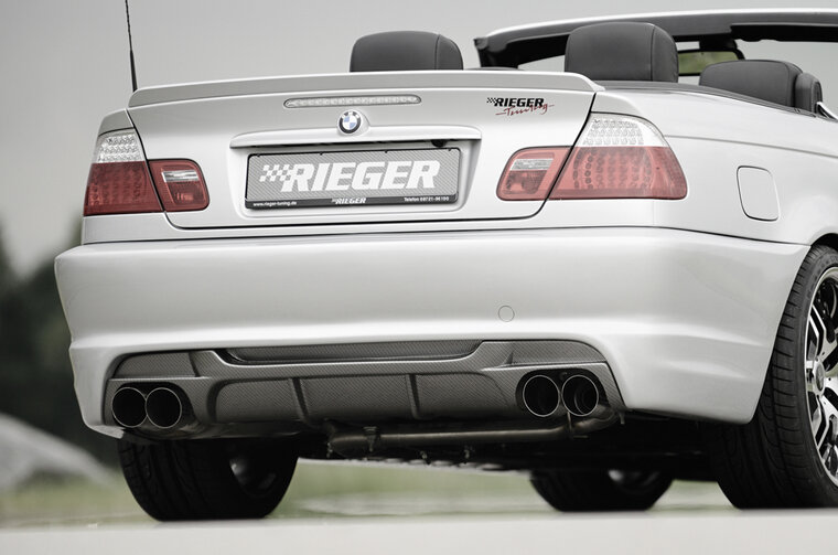 Rieger Tuning achterbumper BMW 3-serie E46