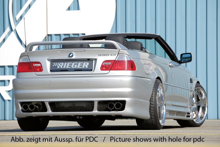 Rieger Tuning achterbumper BMW 3-serie E46