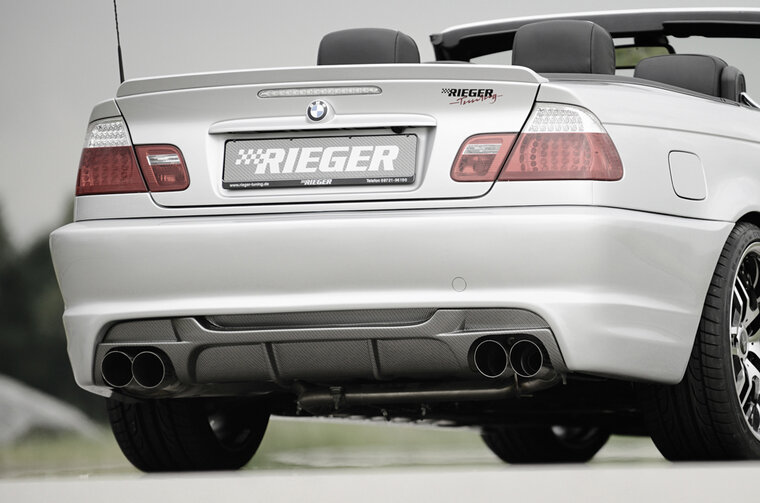 Rieger Tuning achterbumper BMW 3-serie E46