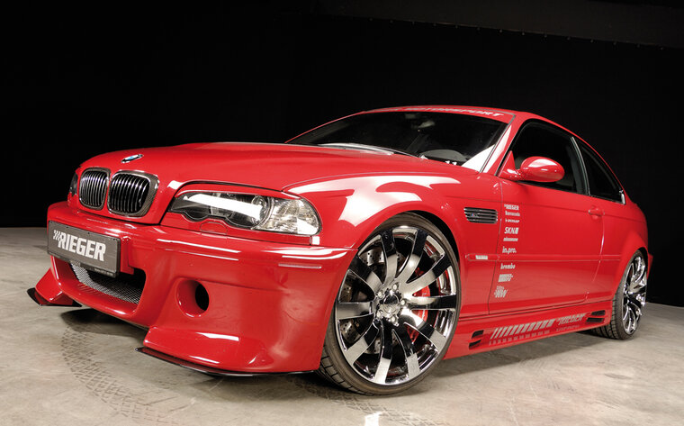Rieger Tuning splitter CS-Look BMW 3-serie E46 Compact