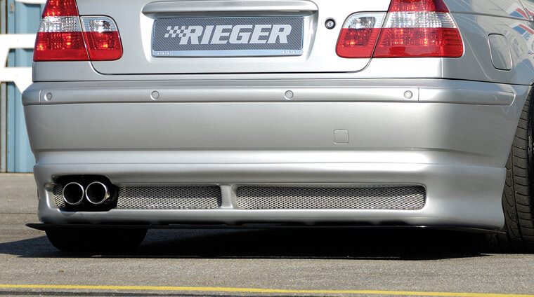 Rieger Tuning achterbumper verlenging BMW 3-serie E46 Compact