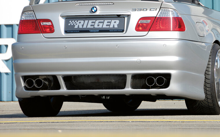 Rieger Tuning achterbumper BMW 3-serie E46 Compact