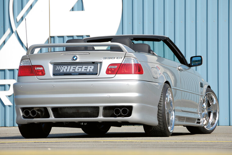 Rieger Tuning achterbumper BMW 3-serie E46 Compact